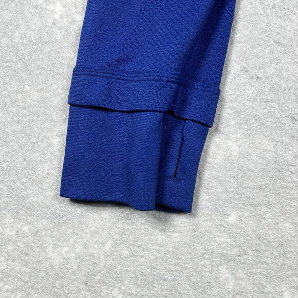 Fabletics Top Mens L Blue Pullover Training Day 1/4 Zip Pullover Long Sleeve - Picture 9 of 11
